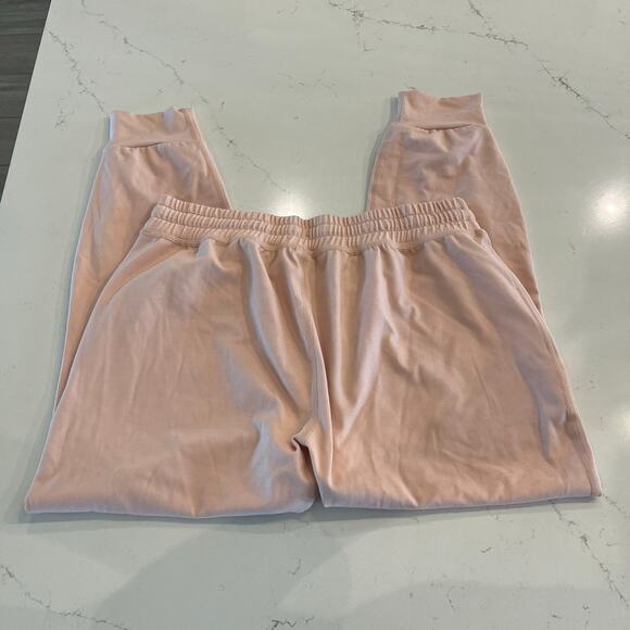 Beyond Yoga Heather Rib Street Jogger Pink Salmon Size Large - Picture 6 of 10